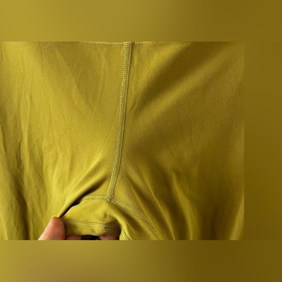 Lululemon Align Leggings Rare Grape Leaf Color 8 yellow green - Picture 3 of 5